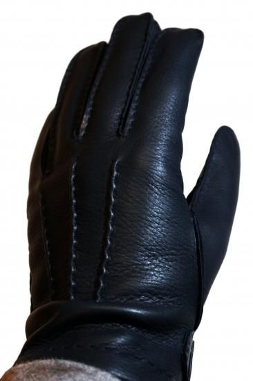 正規通販】DENTS フロントボタンレザーグローブ Deerskin M5