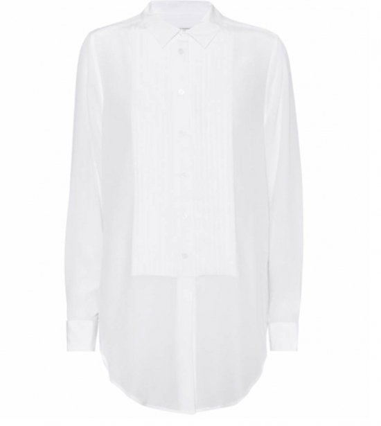 EZRA シルクシャツ BRIGHT WHITE EQUIPMENT エキプモン - THE PARK