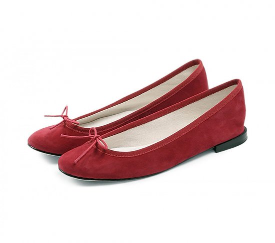 Ballerina Cendrillon サンドリオン Suede Red repetto レペット - THE