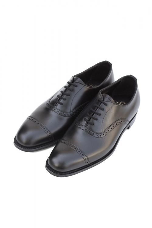 ROGER クォーターブローグシューズ ロジャー BLACK CHEANEY ジョセフ 