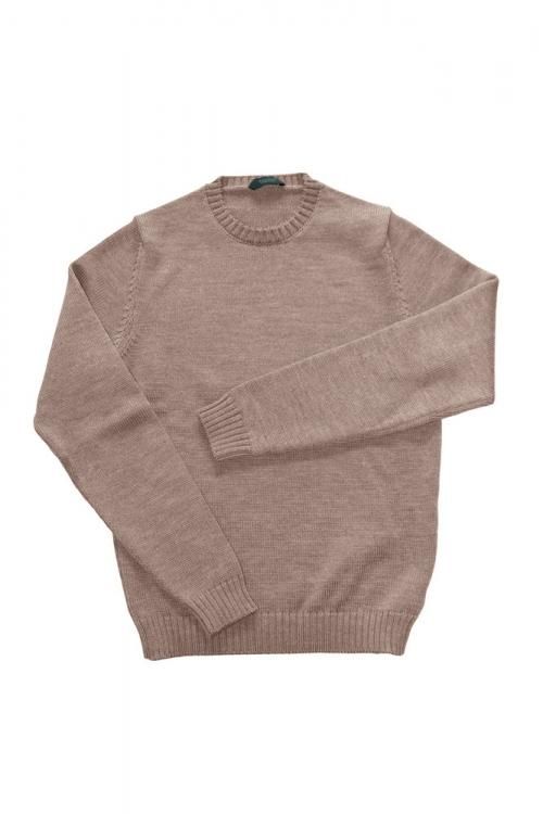 Giro ミドルゲージクルーネックニット Z2873 Beige Zanone ザノーネ The Park Online Shop Giro ミドルゲージクルーネックニット Z2873 Beige Zanone ザノーネ The Park Online Shop