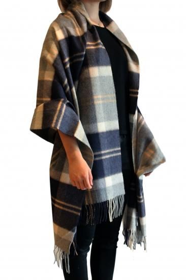 WA000056 大判カシミアストール KU0499 SILVER BANNOCKBANE JOHNSTONS