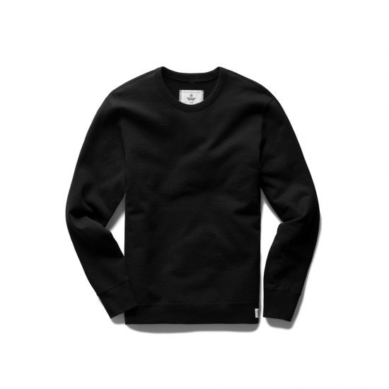 CREWNECK SWEAT HEAVYWEIGHT TERRY BLACK REIGNING CHAMP レイニング