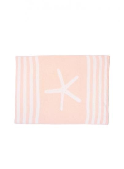 832 Starfish Baby Blanket orange Barefoot Dreams ベアフット