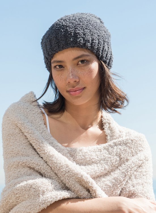 C620 cozy chic Beanie top gray Barefoot Dreams ベアフット