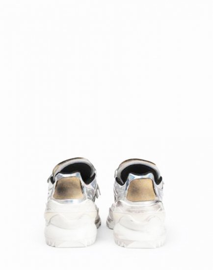 19S/S ロートップ レトロ フィット スニーカー SILVER Maison Margiela