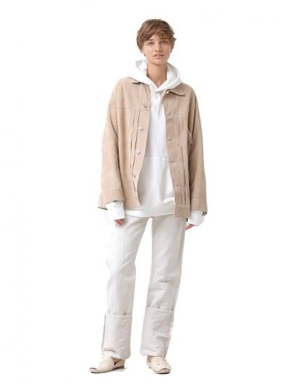 19S/S スエードビッグブルゾン beige beautiful people ビューティフル