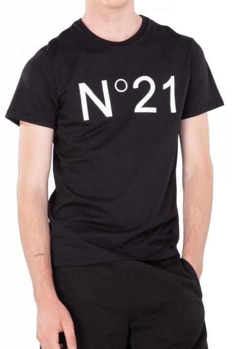 定番ロゴカットソー BLACK N°21 ヌメロ ヴェントゥーノ - THE