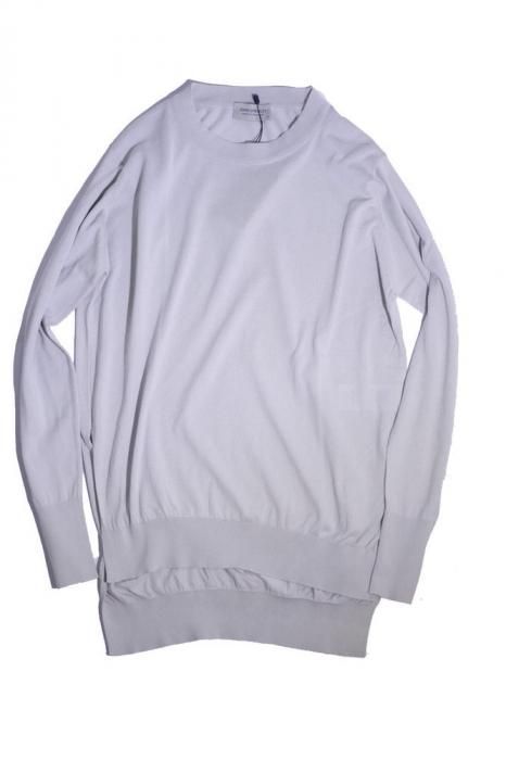 s S S4285 レディース バックロング長袖クルーネックニット Cloud John Smedley ジョンスメドレー The Park Online Shop s S S4285 レディース バックロング長袖クルーネックニット Cloud John Smedley ジョンスメドレー The Park Online Shop