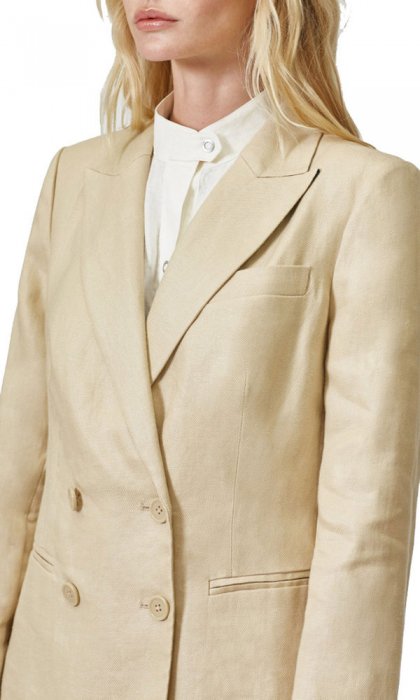 BENOITE LINEN BLAZER SAFALI EQUIPMENT エキプモン - THE PARK ONLINE