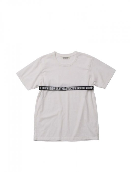 チャリティーCOVID-19 キッズTシャツ white beautiful people