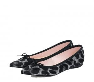 repetto ڥå Ballerina Brigitte ֥ꥸå BLACK LEOPARD 