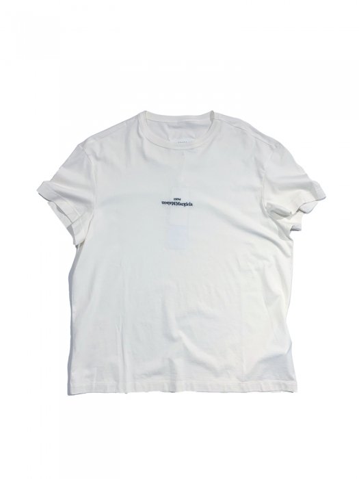 Tシャツ upside DOWN Logo White Maison Margiela メゾン マルジェラ - THE Park ONLINE Shop