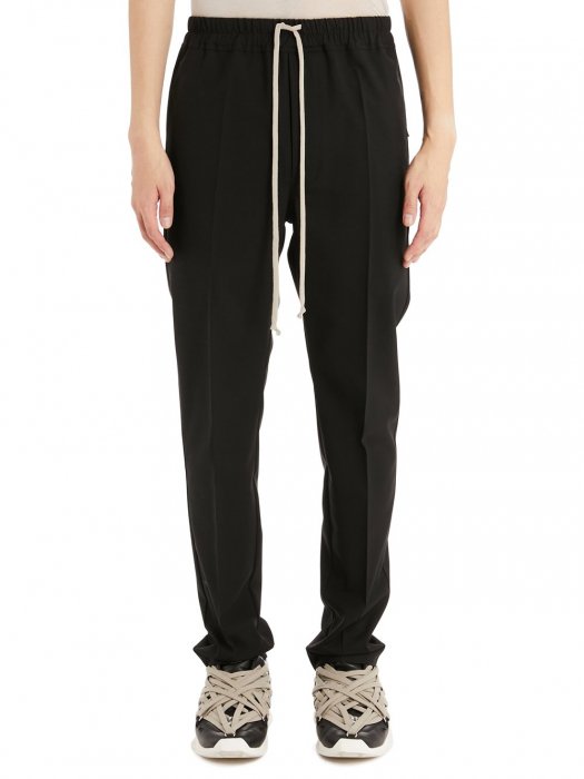 Rick Owens DRAWSTRING ASTAIRES CROPPED BLACK - THE PARK ONLINE SHOP