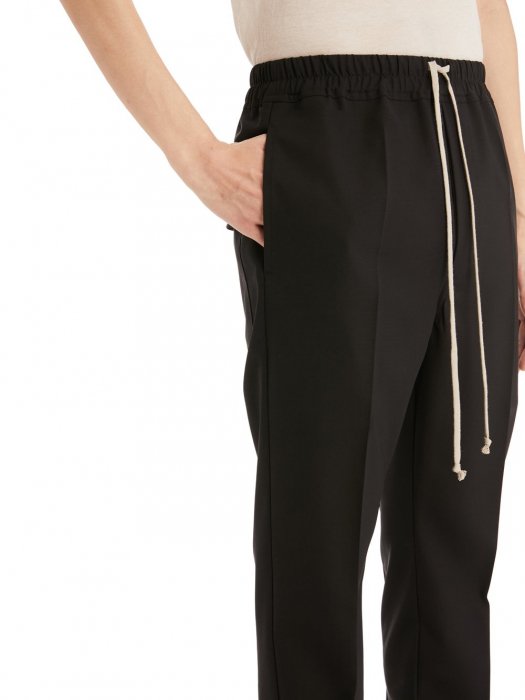 Rick Owens DRAWSTRING ASTAIRES CROPPED BLACK - THE PARK ONLINE SHOP