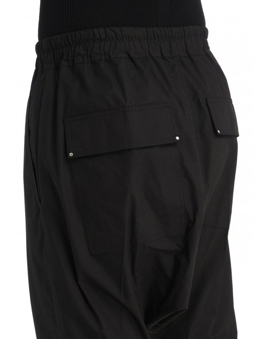 Rick Owens DRAWSTRING CROPPED BLACK 3381 TE - THE PARK ONLINE SHOP