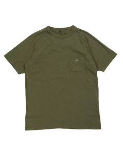 NIGEL CABOURN ニュー ベーシックTシャツ GREEN (ナイジェルケーボン)