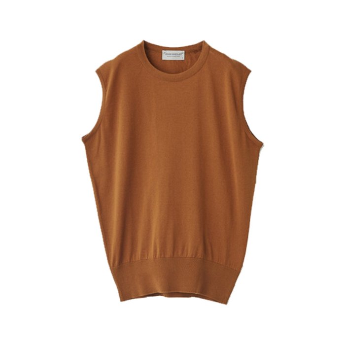 JOHN SMEDLEY S4553 レディース 30G ノースリーブ ニット GINGER - THE