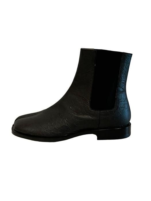 【MAISON MARGIELA】Tabi カントリー チェルシーブーツ ブラック Maison Margiela】ブラック Tabi County チェルシーブーツ