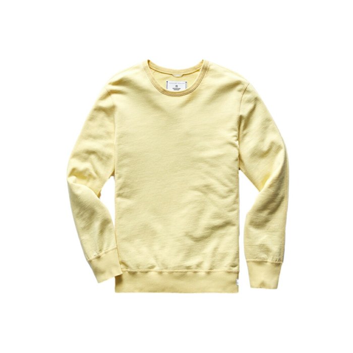 REIGNING CHAMP クルーネックスエット LIGHTWEIGHT TERRY RC-3528 CITRON (レイニングチャンプ) -  THE PARK ONLINE SHOP