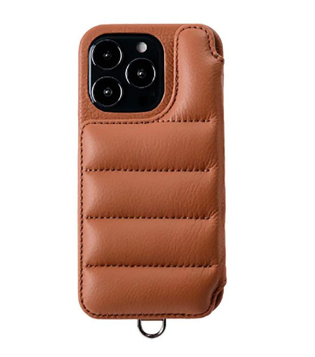 Demiurvo BALLON iPhone14Pro BROWN 携帯ケース(デミウルーボ) - THE