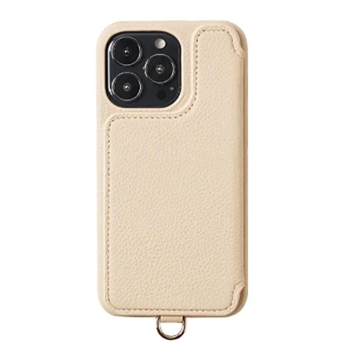 Demiurvo POCHE FLAT iPhone14Pro BEIGE 携帯ケース(デミウルーボ) - THE PARK ONLINE SHOP