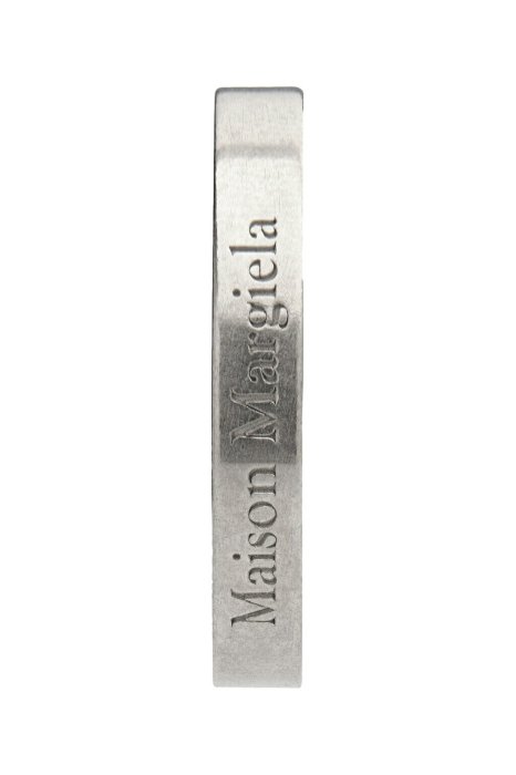 正規取扱店】Maison Margiela ロゴリング 3mm SILVER メゾン 