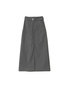 【正規取扱店】beautiful people post work twill belted tight skirt charcoal ビューティフルピープル