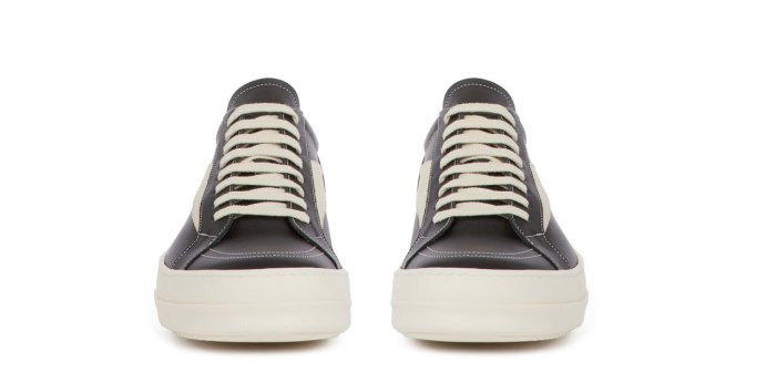 Rick Owens VINTAGE SNEAKS BLACK/MILK/MILK - THE PARK ONLINE SHOP