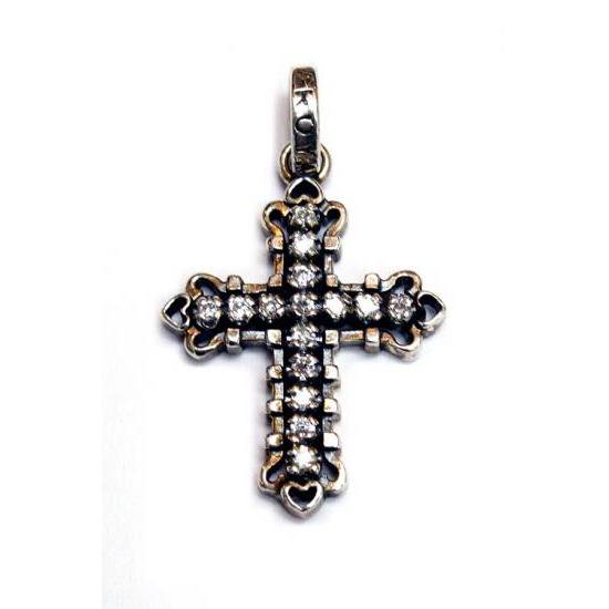 正規通販】ROYAL ORDER SMALL CONSORT CROSS SILVER ジルコニア