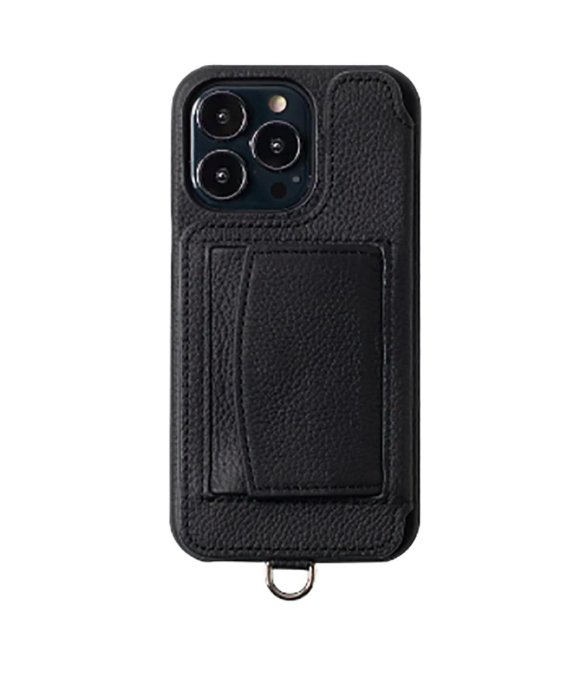 正規取扱店】DEMIU POCHE iPhone15Pro BLACK 携帯ケース(デミュウ