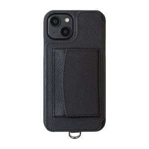 【正規取扱店】DEMIU POCHE iPhone14 BLACK 携帯ケース（デミュウ）