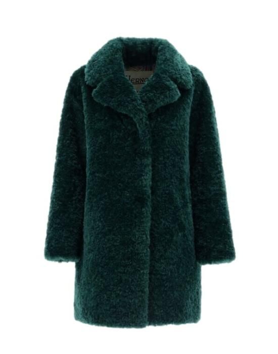 正規取扱店】HERNO ヘルノ CA000500D12421 CURLY FAUX FUR コート 7970