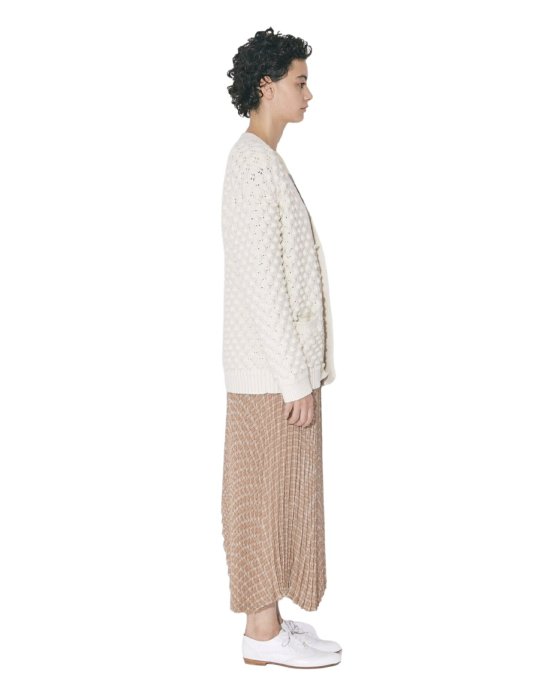 正規取扱店】beautiful people cotton shark skin knitting cardigan 