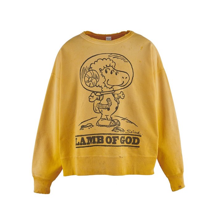 SAINT Mxxxxxx セントマイケル SM-YS8-0000-027 / CRW SWEAT / LMB OF GD / クルーネックスウェット  - THE PARK ONLINE SHOP