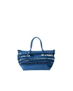 谷Źbeautiful people konbu knit shopping busket bag blue (ӥ塼ƥեԡץ)