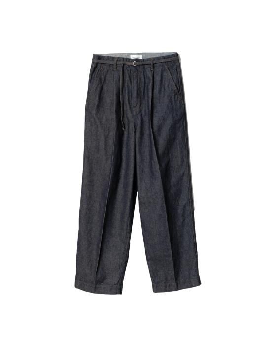 正規取扱店】beautiful people left hand twill tuck denim pants