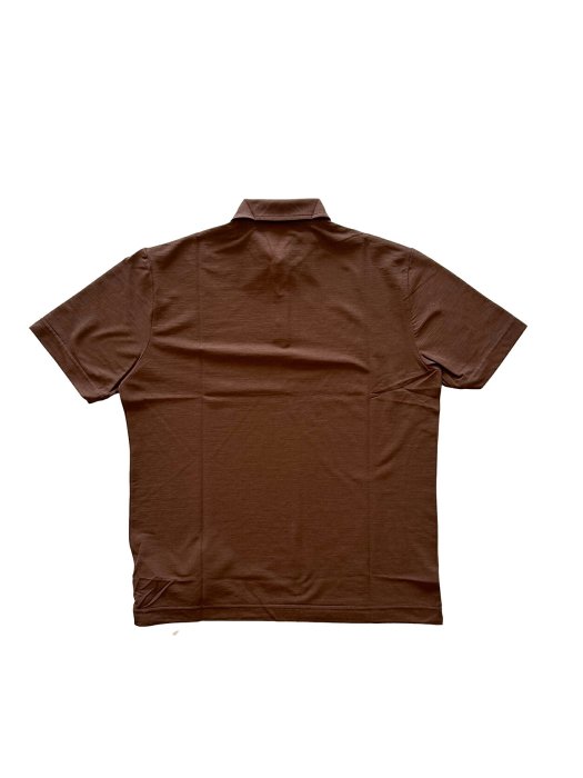 【正規取扱店】ZANONE アイスコットンポロシャツ 811818 Polo Shirt ice cotton Z4579 BROWN (ザノーネ)  - THE PARK ONLINE SHOP