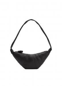 【正規取扱店】LEMAIRE クロワッサンバッグ MEDIUM SOFT GRAINED LEATHER BLACK (ルメール)