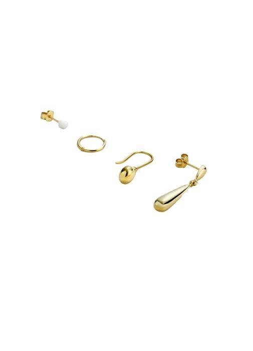 Lemaire ピアス4点セット GOLD 正規取扱店】LEMAIRE PIERCINGS SET GOLD (ルメール) - THE PARK