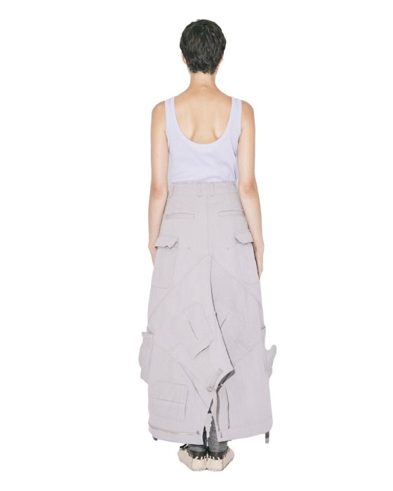 谷Źbeautiful people double-end chino cloth cargo skirt ecru (ӥ塼ƥեԡץ)Υ֥᡼