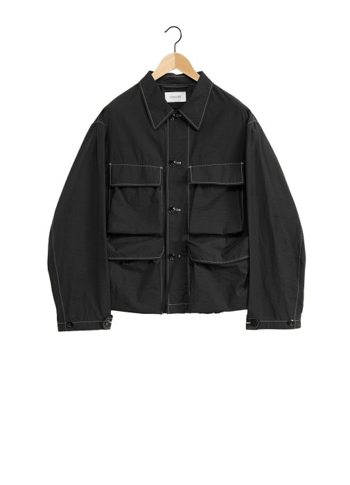 正規取扱店】LEMAIRE LIGHT FIELD JACKET BLACK (ルメール) - THE PARK ONLINE SHOP