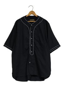 谷ŹNIGEL CABOURN ١ܡ륷 硼ȥ꡼ BASEBALL SHIRT ͥӡ (ʥ륱ܥ)