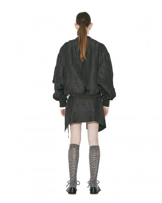 正規取扱店】beautiful people bittermelon jacquard MA-1 blouson