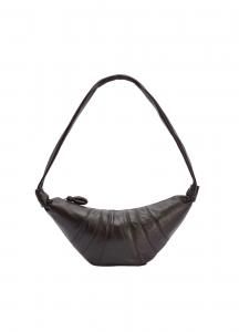 【正規取扱店】LEMAIRE クロワッサンバッグ MEDIUM SOFT NAPPA LEATHER DARK CHOCOLATE (ルメール)