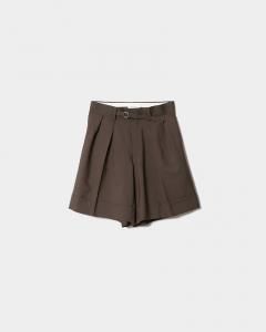 谷Źbeautiful people tropical wool mohair gurkha short pants brown