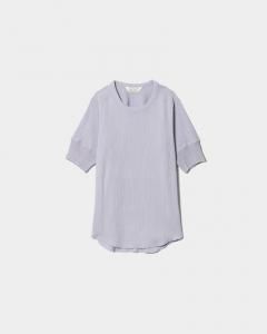 谷Źbeautiful people sheer rib jersey military undershirt purple