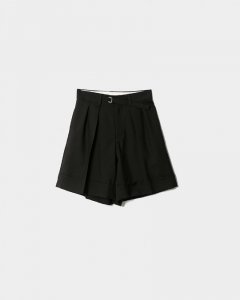 谷Źbeautiful people tropical wool mohair gurkha short pants black