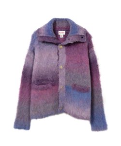 谷ŹKAMIYA Sailor-Collar Knit Jacket PURPLE(ߥ)