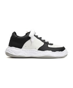 谷ŹMaison MIHARA YASUHIRO ˡ WAYNE OG Sole Leather Low-top Sneaker BLACK/WHITE(᥾ ߥϥ䥹ҥ)